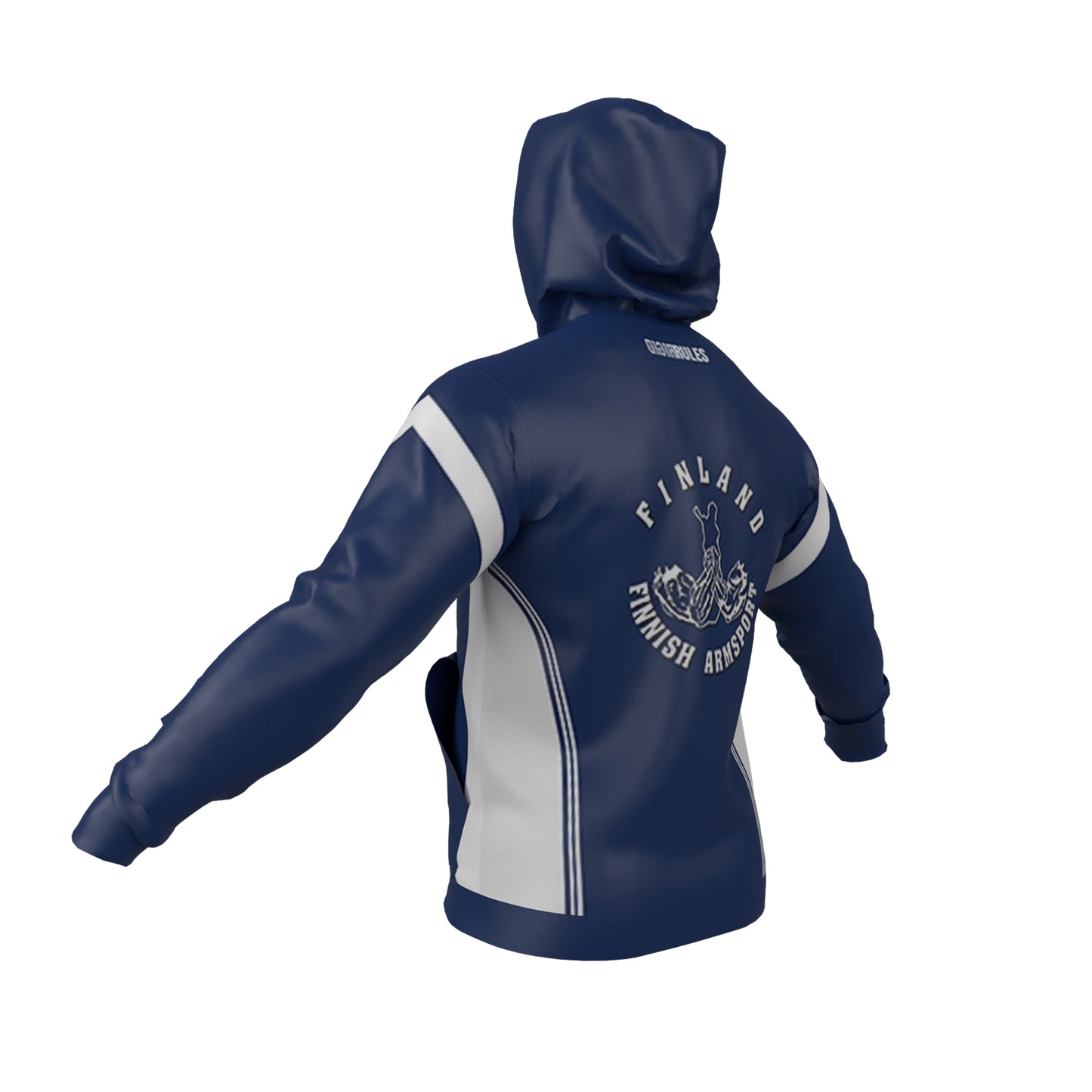 Finland Armwrestling Full-Zip Hoodie
