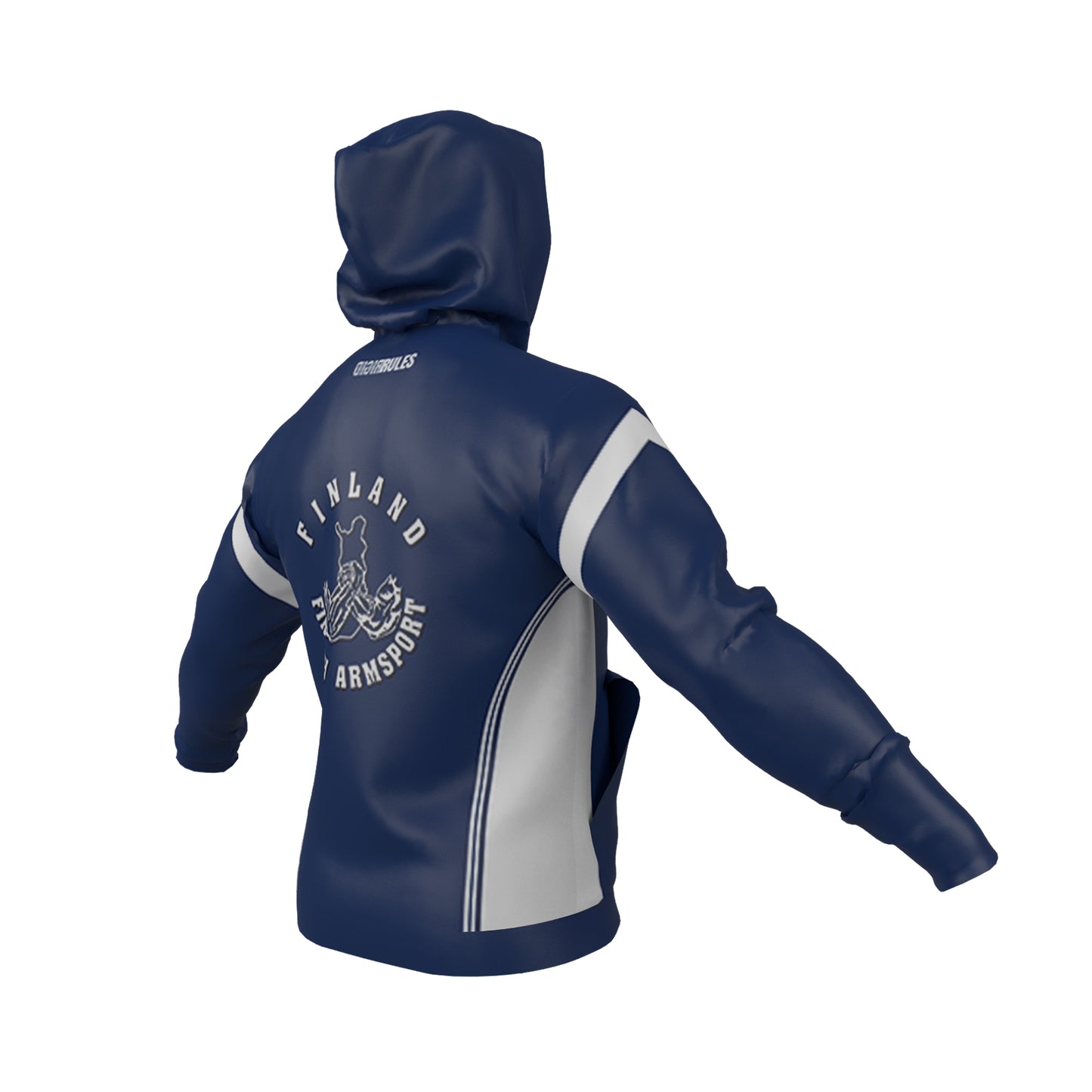 Finland Armwrestling Full-Zip Hoodie