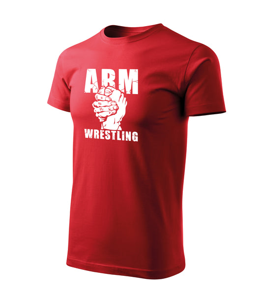 ARM Wrestling Crack Logo Tee - Red
