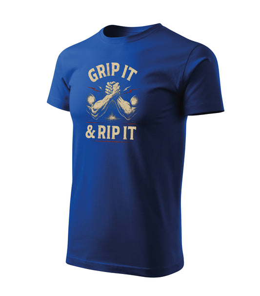 Deep blue Grip it & rip it Armwrestling - COTTON