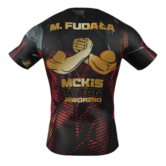 MCKiS Tytan Jaworzno Inferno Performance Tee (Black/Red/Gold)
