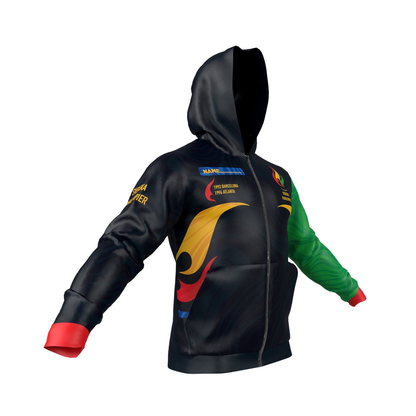 Svenska Paralympier - Zip Hoodie