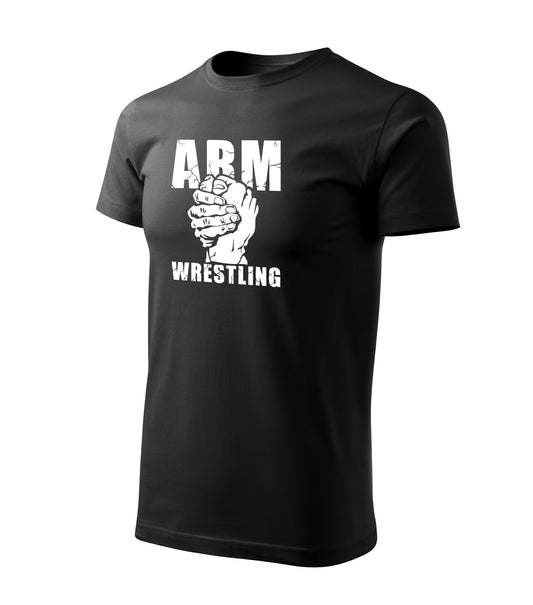 ARM Wrestling Crack Logo Tee - Black