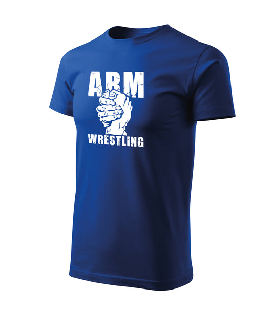 ARM Wrestling Crack Logo Tee - Royal Blue