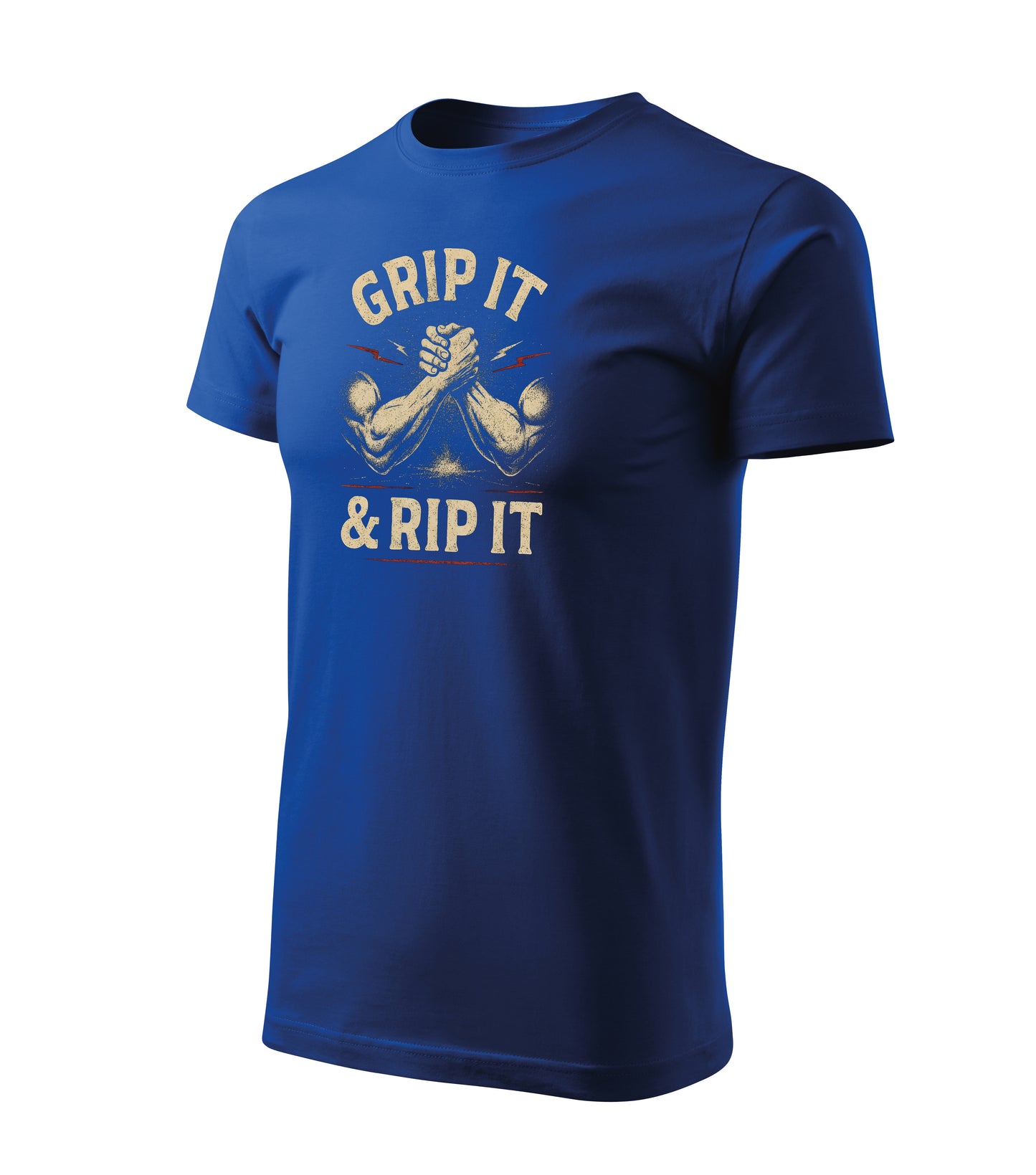 Deep blue Grip it & rip it Armwrestling - COTTON – modernsport.eu