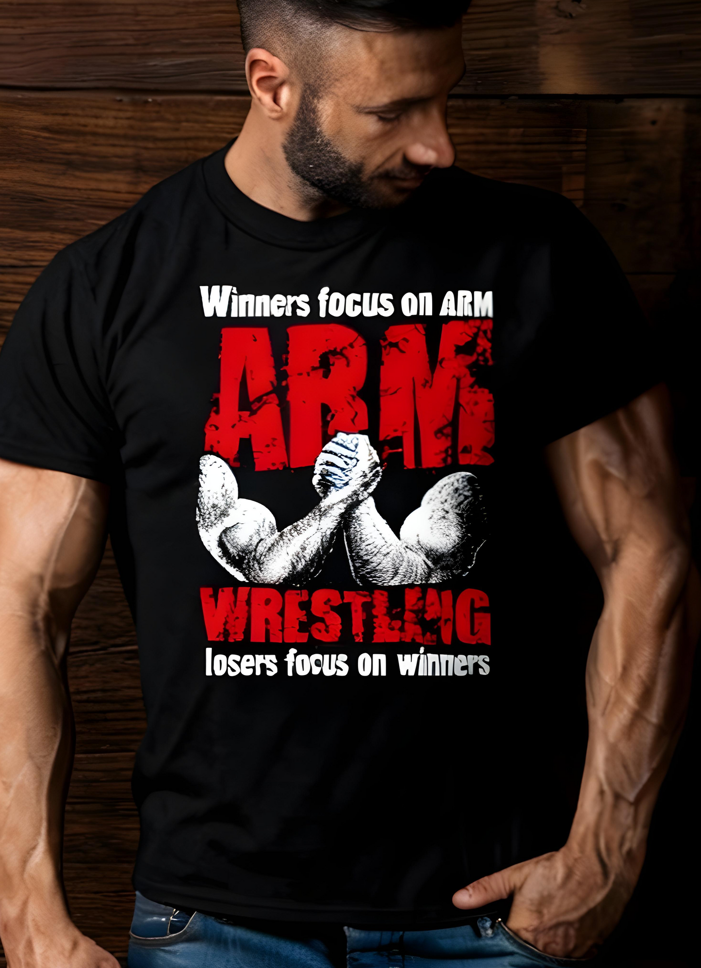 Winners focus in Armwrestling - COTTON