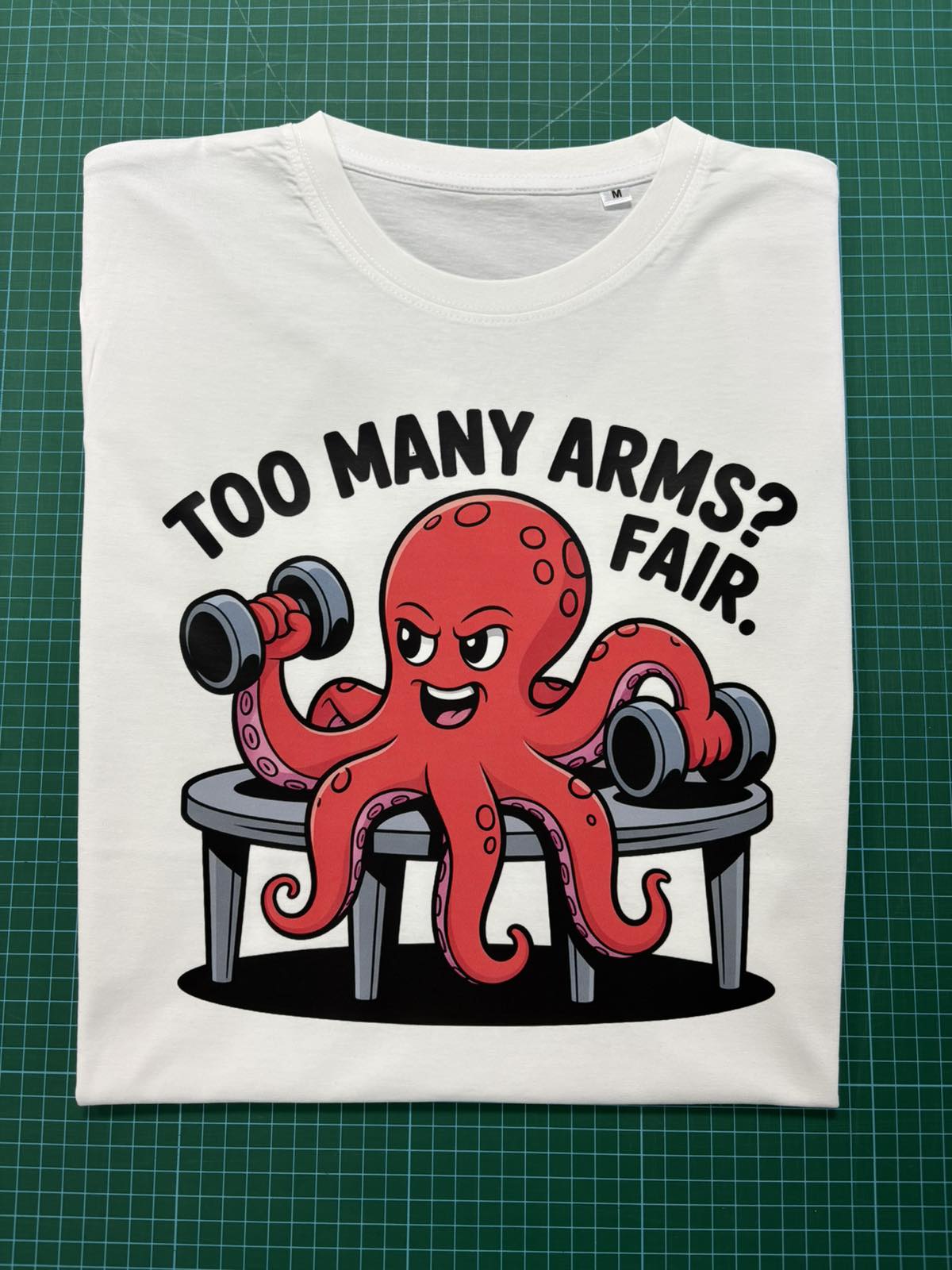 Too many arms? - cotton t-shirt