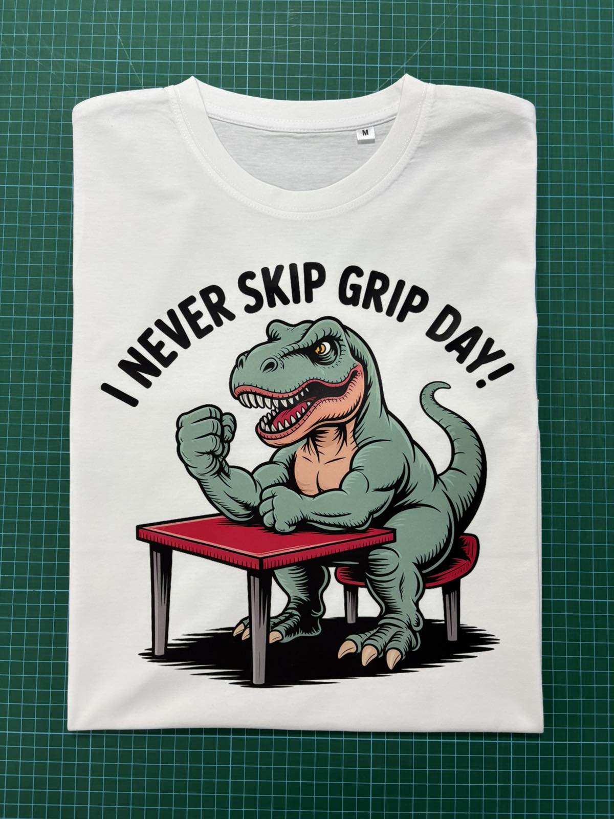 I never skip grip day - cotton t-shirt