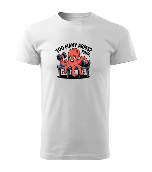 Too many arms? - cotton t-shirt